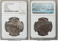 Philip IV Cob 8 Reales 1624 S-D VF25 NGC, Seville mint, KM80, Dav-4410. 28.10gm. 

HID09801242017

© 2020 Heritage Auctions | All Rights Reserved