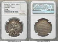 Eric IX, the Holy silver Medal ND (1746-1798) AU58 NGC, By Fehrman. 33mm. ERICUS SANCTUS REX bust right / 18. / F IVARI BONDE / PRAEF W G / C II50 / F...