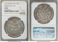 Geneva. Canton Taler 1723 XF40 NGC, KM69, Dav-1767. Two year type. 

HID09801242017

© 2020 Heritage Auctions | All Rights Reserved