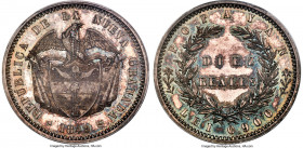 Nueva Granada silver Specimen Pattern 10 Reales 1849 SP65 PCGS, Popayan mint, KM-Pn25, Guttag-Unl., Fonrobert-8135, Restrepo-P68. Plain edge. A positi...