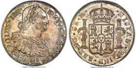 Charles IV 8 Reales 1804 NG-M MS63 PCGS, Nueva Guatemala mint, KM53, Elizondo-61, Cal-897, Cay-13950. Simply captivating in hand--the result of a shee...