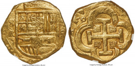 Philip IV gold Cob 8 Escudos ND (1634-1659) S-R MS61 NGC, Seville mint, KM59.2, Cal-Type 406, Oro Macuquino-66a. 26.78gm. An appreciable Cob type whic...