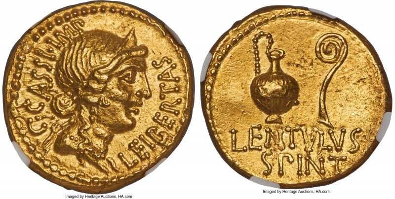 C. Cassius Longinus, Imperator and Assassin of Caesar (44-42 BC), with P. Lentul...