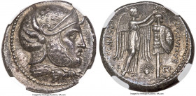 SELEUCID KINGDOM. Seleucus I Nicator (312-281 BC). AR tetradrachm (26mm, 17.04 gm, 12h). NGC Choice AU 5/5 - 4/5, Fine Style. Susa, ca. 305-295 BC. He...