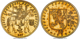 Republic gold 10 Dukatu 1929 MS66 PCGS, Kremnitz mint, KM14, Fr-4. The first date of issue for the type, and one which saw a total mintage of only 1,5...