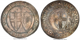 Commonwealth Crown 1656/4 MS61 NGC, Sun mm, KM392, S-3214, ESC-54 (R). 29.90gm. Some coins beckon closer examination after a first glance, and if that...