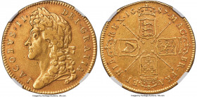 James II gold 5 Guineas 1687 VF35 NGC, KM460.1, Fr-292, S-3397A, Schneider-452. TERTIO edge. A relatively more circulated example of this contested 17...