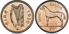 Republic 7-Piece Certified Proof Set 1939 PCGS, 1) Farthing - PR65 Red and Brown, KM9, S-6645 2) 1/2 Penny - PR65 Red and Brown, KM10, S-6644 3) 3 Pen...