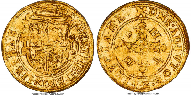 Batenburg. Herman Diederik van Bronckhorst (1573-1612) gold Nieuwe Zonnekroon (N...