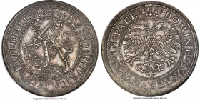Zurich. Canton 2 Taler 1624 AU55 NGC, KM38, Dav-4637, HMZ-2-1145b. 57.12gm. Thoroughly impressive for the assigned grade, this fleeting Double Taler, ...