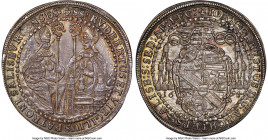 Salzburg. Johann Ernst 1/2 Taler 1694 MS67 NGC, KM253. A type that can be found at various levels of Mint State, but which proves nearly unattainable ...