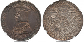 Maximilian I Taler 1518 AU Details (Mount Removed, Cleaned) NGC, Klagenfurt (St. Veit) mint, Dav-8007, Egg-33, Voglhuber-24. A quite scarce Taler in w...