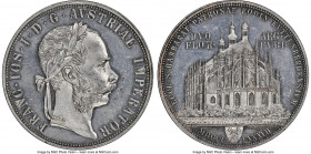 Franz Joseph I Proof 2 Florin 1887 PR62 NGC, KM-XM7, Dav-33, Thun-467. Struck to commemorate the reopening of the Kuttenberg mines, which traces its r...