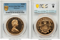 Elizabeth II gold Proof 100 Dollars 1972 PR67 Deep Cameo PCGS, KM37. Mintage: 1,250. AGW 0.9419 oz. 

HID09801242017

© 2020 Heritage Auctions | A...