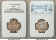 Danish Colony. Christian IX 40 Cents 1905-(h) MS63 NGC, Copenhagen mint, KM80, Sieg-30. A conditionally scarce minor of this Danish territory, which w...