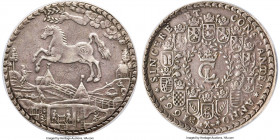 Brunswick-Lüneburg-Celle. Christian Ludwig 1-1/2 Taler 1661-LW XF40 NGC, Clausthal mint, KM251.2, Dav-LS170. 64mm. Lippold Wefer as mintmaster. With v...