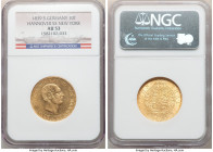 Hannover. Ernst August gold 10 Taler 1839-S AU53 NGC, KM187, Fr-1171, D&S-102. From the SS New York Shipwreck. A pleasing gold issue with only gentle ...