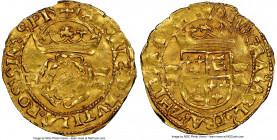 Edward VI (1547-1553), in the name of Henry VIII gold Crown of the Double Rose ND (1547-1549) MS63 NGC, Tower mint, Arrow mm, S-2395, N-1867, Schneide...