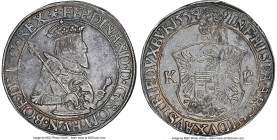 Ferdinand I Taler 1554-KB MS62 NGC, Kremnitz mint, Dav-8032, Voglhuber-50/II. A wonderful specimen certified just shy of Choice Mint State, this scarc...