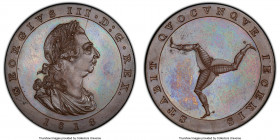 British Dependency. George III bronzed Proof Penny 1813 PR65 PCGS, Soho mint, KM11, S-7415G. A gem of a Proof, with cocoa-brown surfaces nearly absent...