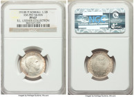 Italian Colony. Vittorio Emanuele III silver Prova 1/2 Rupia 1910-R PR67 NGC, Rome mint, KM-Pr7, Pag-395. A rich Prova specimen with matte-like surfac...