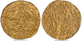 Gorinchem. City gold Imitative Rose Noble ND (1583-1591) MS63 NGC, Gorinchem mint, Fr-80, S-1952, Schneider-841. 7.54gm. Struck in imitation of the go...