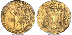 Holland. Provincial gold 2 Ducat 1660 AU55 NGC, KM35, Fr-247. A wholly original example rarely encountered crossing the auction block, with only a few...