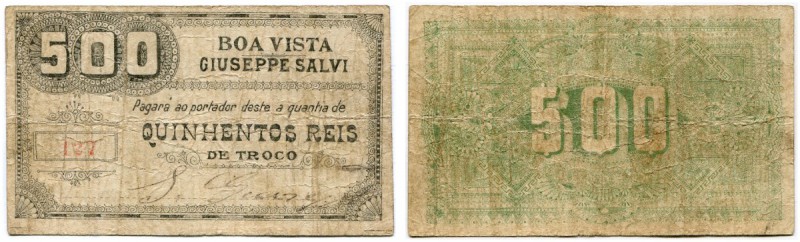 BRASILIEN 
 Notgeld. Lot. Venancio Ayres. 200 Reis 1896 & o. J. (2). Martin Mül...