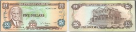 JAMAIKA 
 Lot. 50 Cents von 1960/1970. 1 Dollar vom 1. September 1987. 2 Dollars vom 1. Februar 1993. 5 Dollars vom 1. August 1992. 10 Dollars vom 1....