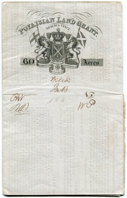 NICARAGUA 
 Actie/Kaufanleihe vom 28. April 1834 für den Landkauf von 60 Morgen...