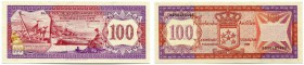 NIEDERLANDE 
 100 Gulden vom 9. Dezember 1981. Pick 19b. Hervorragend erhalten. IWeitere Niederländische Banknoten des 19. und 20. Jahrhunderts – sie...