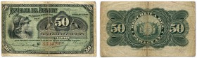 PARAGUAY 
 Lot. República del Paraguay. 50 Centavos vom 18. November 1899. 50 Centavos vom 26. Dezember 1907. 5 Pesos von 1920/1923 & Notgeld Asunció...