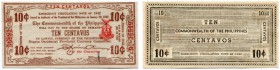 PHILIPPINEN 
 Lot. Notgeld diverser Ausgabestellen. Bohol. 50 Centavos 1942. Cagayan. 1 Peso o. J. Philippine National Bank. 10 Pesos 1941. 20 Pesos ...