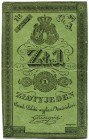 POLEN 
 Russische Administration. 1 Zloty 1831. Pick A22. III+