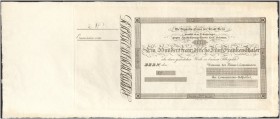 SCHWEIZ 
 Bern 
 Deposito-Cassa der Stadt Bern. 100 Französische Fünf-Franken-Thaler o. J. (ab 1832). Einseitiges Formular. Richter/Kunzmann KA43d. ...