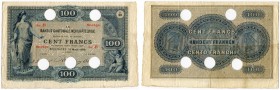 SCHWEIZ 
 Neuenburg/Neuchâtel 
 Banque Cantonale Neuchâteloise. 100 Franken vom 15. März 1899. Emission von 1881-1907. Richter/Kunzmann K71e. Pick S...
