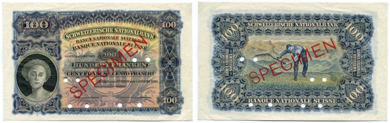 SCHWEIZ 
 2. Emission 
 100 Franken vom 1. Januar 1910 (Gesetz vom 6. Oktober ...