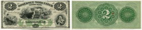 UNITED STATES OF AMERICA / USA 
 Maryland 
 Lot. Frederick-Town Branch Bank / Greenfield Mills. 50 Cents of July 4th 1837. Somerset and Worcester Sa...