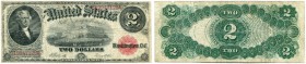 UNITED STATES OF AMERICA / USA 
 United State Notes 
 2 Dollars Series 1917. Sign. Elliott/White. Pick 188. Cuhaj KL119. IV