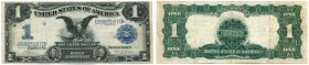 UNITED STATES OF AMERICA / USA 
 United State Notes 
 Silver Certificates. 1 Dollar Series 1899. Sign. Lyons/Roberts. Pick 338b. Cuhaj KL41. -III
