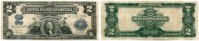 UNITED STATES OF AMERICA / USA 
 United State Notes 
 2 Dollars Series 1899. Sign. Speelman/White. Pick 339. Cuhaj KL139. IV