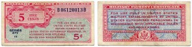 UNITED STATES OF AMERICA / USA 
 Military Payment Certificates 
 Series 471. Lot. 5 Cents ND (1947) 10 Cents ND (1947). 25 Cents ND (1947) & 1 Dolla...