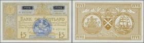 Scotland: 5 Pounds 1967 P. 106c in condition: UNC.