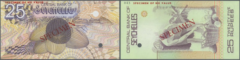 Seychelles: 25 Rupees ND Specimen Proof P. 29s in condition: UNC.