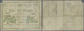South Africa: Siege of Mafeking, 10 Shillings 1900, issued by Colonel Baden-Powell (Commander of the Frontier Forces), P.S654 in well worn condition w...