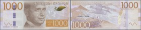Sweden: 1000 Kronor ND(2016) P. new in condition: UNC.