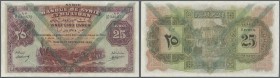 Syria: 25 Livres 1939 P. 43c, stronger used, washed, pressed and restored, condition: VG.