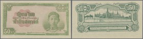 Thailand: Government of Thailand 50 Satang ND(1942) remainder without signature, P.43r in perfect UNC condition