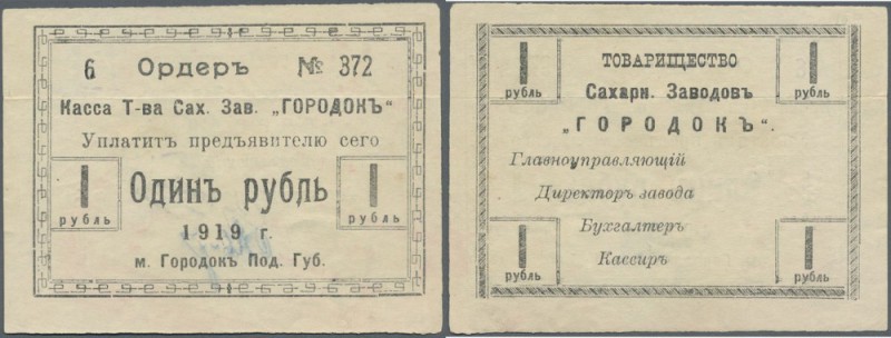 Ukraina: Association of Sugar factory ”Gorodok” (Товарищество Сахарныхъ Заводовъ...