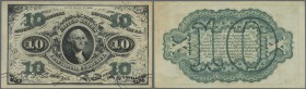 United States of America: 10 Cents L.1863 P. 108 in conditipn: aUNC.